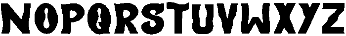 High tides Regular otf (400) Font LOWERCASE