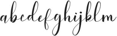 HighBright Regular otf (400) Font LOWERCASE
