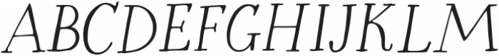 HighHopesAlt2-Italic otf (400) Font UPPERCASE