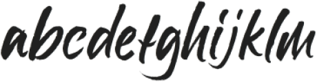 HighRecoil-Regular otf (400) Font LOWERCASE