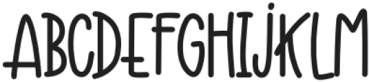 HighSkyM Regular otf (400) Font UPPERCASE