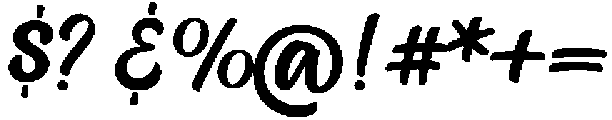 HighSpeak Script Regular otf (400) Font OTHER CHARS