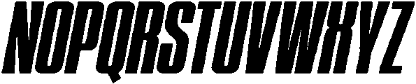Highboard Italic otf (400) Font UPPERCASE