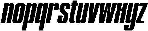Highboard Italic otf (400) Font LOWERCASE