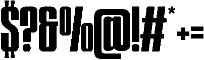 Highboard Regular otf (400) Font OTHER CHARS