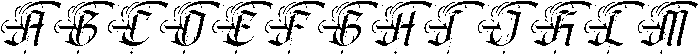 Highcrest Italic otf (400) Font UPPERCASE