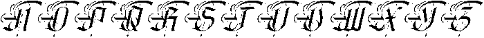 Highcrest Italic otf (400) Font UPPERCASE