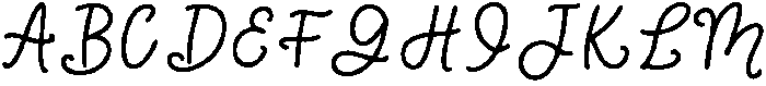 Highgrove Script Regular otf (400) Font UPPERCASE