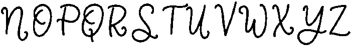 Highgrove Script Regular otf (400) Font UPPERCASE