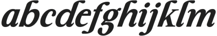 Highhope Bold Italic otf (700) Font LOWERCASE