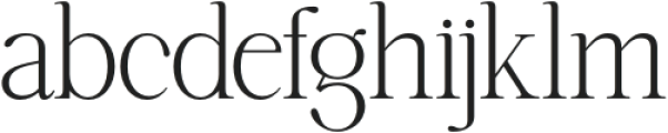 Highhope Extra Light otf (200) Font LOWERCASE