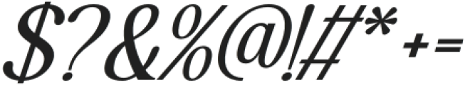 Highhope Italic otf (400) Font OTHER CHARS