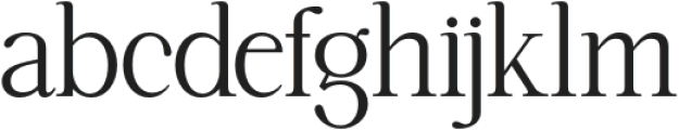 Highhope Light otf (300) Font LOWERCASE