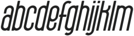 Highjenks Round Italic otf (400) Font LOWERCASE