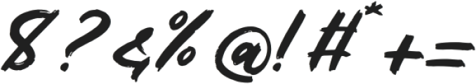 Highlag Theflora otf (400) Font OTHER CHARS