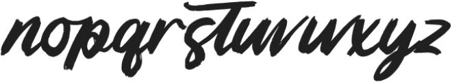 Highlag Theflora otf (400) Font LOWERCASE