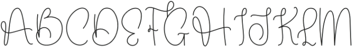Highland Farmhouse Regular otf (400) Font UPPERCASE