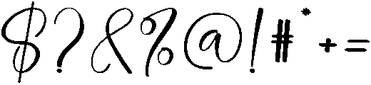 Highland Regular otf (400) Font OTHER CHARS