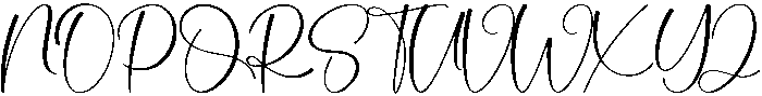 Highland Regular otf (400) Font UPPERCASE