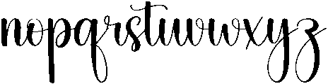 Highland Regular otf (400) Font LOWERCASE