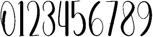 Highland Regular otf (400) Font OTHER CHARS