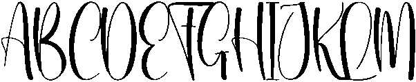 Highland Regular otf (400) Font UPPERCASE