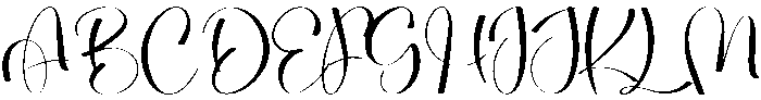 Highland Regular otf (400) Font UPPERCASE