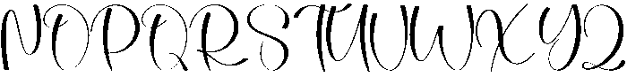 Highland Regular otf (400) Font UPPERCASE