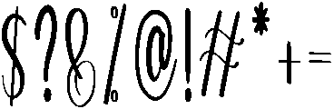 Highland Regular otf (400) Font OTHER CHARS