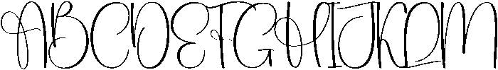 Highland Regular otf (400) Font UPPERCASE