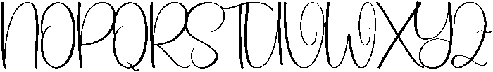 Highland Regular otf (400) Font UPPERCASE