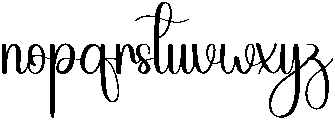 Highland Regular otf (400) Font LOWERCASE