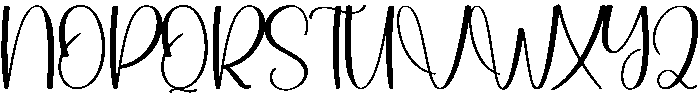 Highland Regular otf (400) Font UPPERCASE