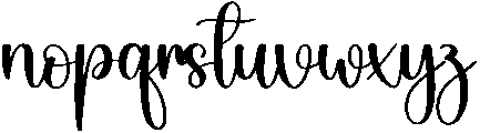 Highland Regular otf (400) Font LOWERCASE