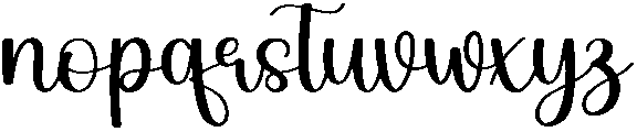 Highland Regular otf (400) Font LOWERCASE