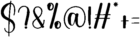 Highland Regular otf (400) Font OTHER CHARS