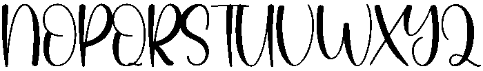 Highland Regular otf (400) Font UPPERCASE