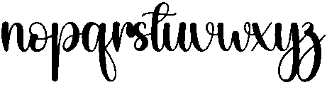 Highland Regular otf (400) Font LOWERCASE