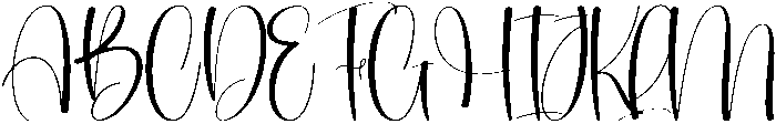 Highland Regular otf (400) Font UPPERCASE