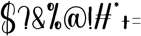 Highland Regular otf (400) Font OTHER CHARS