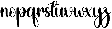 Highland Regular otf (400) Font LOWERCASE