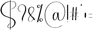 Highland Regular otf (400) Font OTHER CHARS