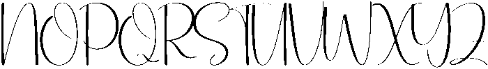 Highland Regular otf (400) Font UPPERCASE