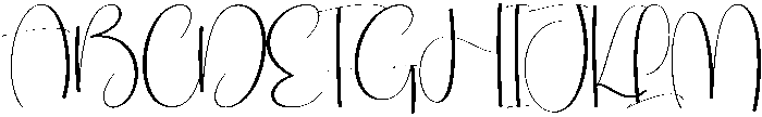 Highland Regular otf (400) Font UPPERCASE