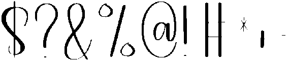 Highland Regular otf (400) Font OTHER CHARS