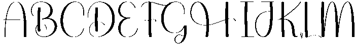 Highland Regular otf (400) Font UPPERCASE