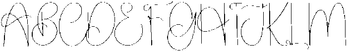 Highland Regular otf (400) Font UPPERCASE