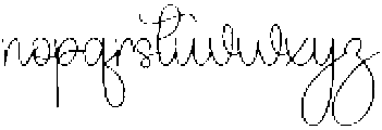 Highland Regular otf (400) Font LOWERCASE