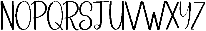 Highland Regular otf (400) Font UPPERCASE