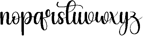 Highland Regular otf (400) Font LOWERCASE